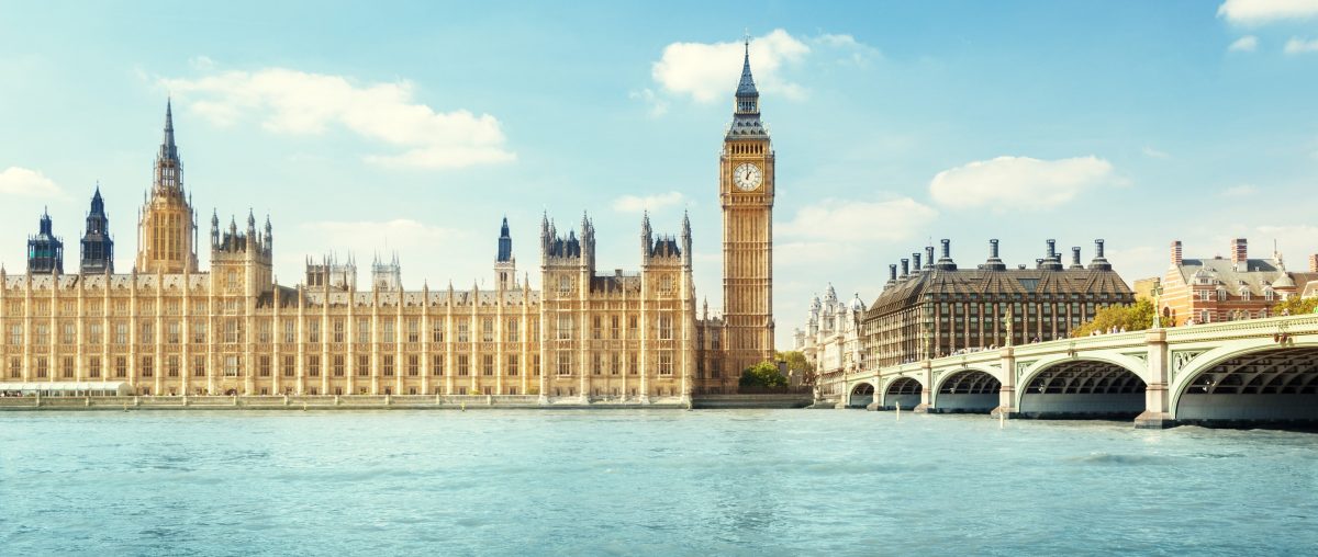 London Skyline Big Ben Auslandsmodul MIM Westminter University virtuell